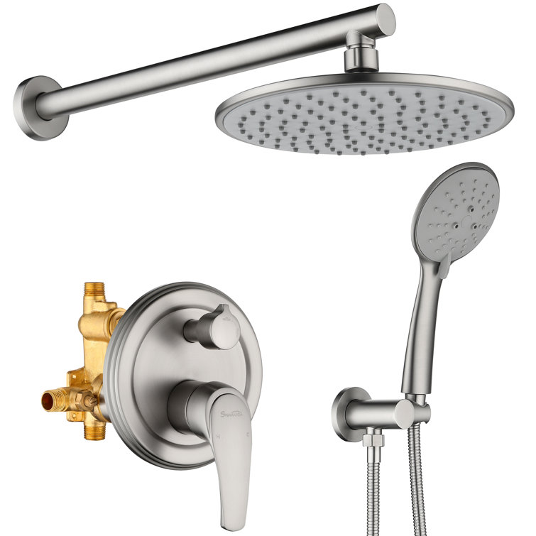 MD Bath Pressure Balanced Complete Shower System With RoughIn Valve In